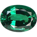 Natural Green Panna (Emerald) | 7.25 Ratti | Oval | Colombian | Certified Gemstone | Jaipur Shubho Ratan