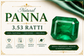 Natural Panna (Emerald) 3.53 Ratti | Original Certified Astrological Gemstone