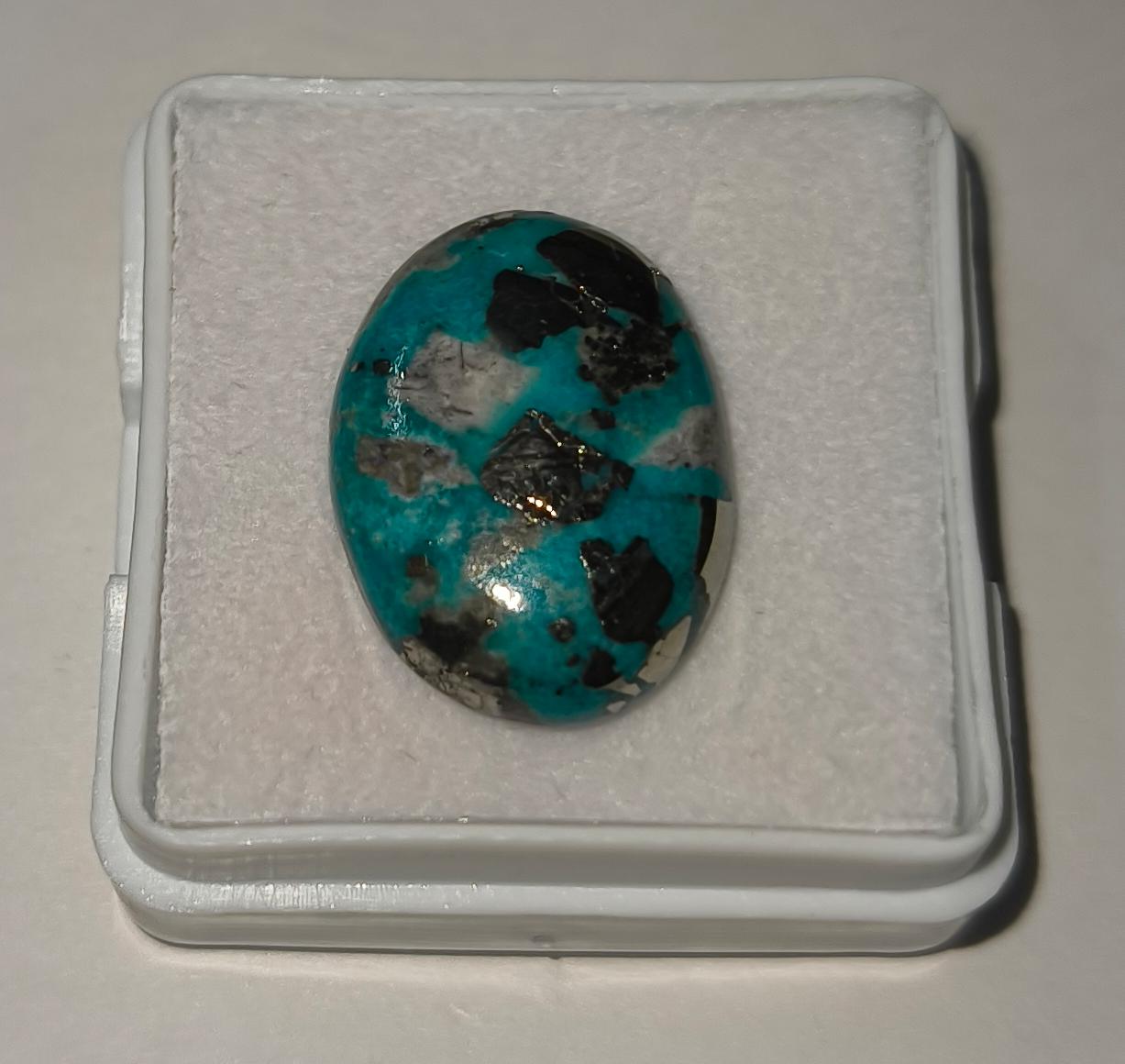 Natural Firoza (Turquoise) 10.80 Ratti | Original Certified Astrological Gemstone