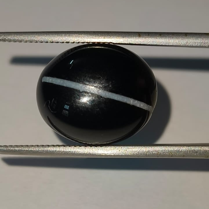 Natural Black Chalcedony (Sulemani Hakik) 11.00 Ratti Certified Gemstone | Original Hakik Stone