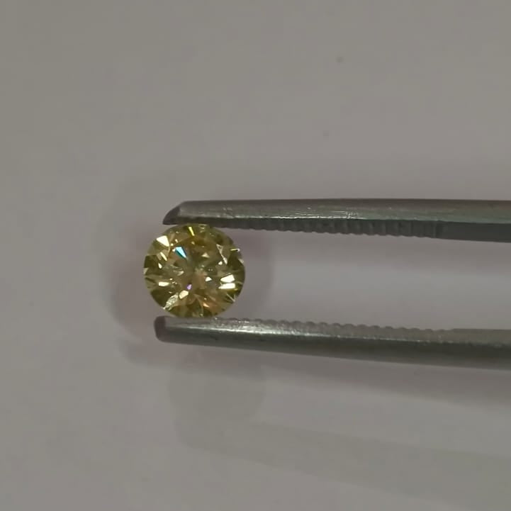 Natural Diamond 0.50 Ratti (Approx. 0.45 Carat) | Certified Genuine White Diamond | Excellent Clarity RBC Cut Diamond for Ring & Jewellery