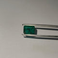 Natural Panna (Emerald) 5.44 Ratti (4.95 Carat) Certified Green Emerald Gemstone | Original Rectangle Mixed Cut Emerald for Ring & Pendant | Astrological Gem