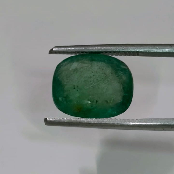Natural Panna (Emerald) 6.00 Ratti (Approx. 5.40 Carat) | Certified Green Emerald Gemstone | Original Panna for Ring, Pendant & Gifting.