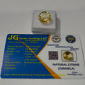 Natural Sunhela (Citrine) 12.63 Ratti Certified Gemstone | Premium Golden Yellow Sunela Stone for Astrology & Jewelry