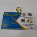 Natural Sunhela (Citrine) 15.58 Ratti Certified Gemstone | Original Golden Yellow Sunela Stone for Ring & Pendant