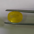Natural Thai Bangkok Yellow Sapphire 6.41 Ratti (Approx. 5.90 Carat) – Certified Pukhraj Gemstone | Natural Yellow Sapphire | Astrological Gemstone