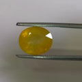 Natural Thai Bangkok Yellow Sapphire 7.11 Ratti (Approx. 6.54 Carat) – Certified Pukhraj Gemstone | Natural Yellow Sapphire | Astrological Gemstone