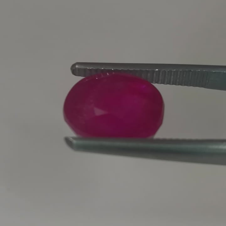 Natural Thai Ruby 6.72 CTS (7.47 Ratti) Certified Gemstone – Premium Red Manik – Natural Thailand Ruby for Astrology & Fine Jewellery