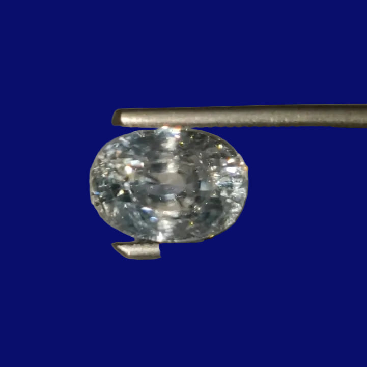 Natural White Zircon 6.11 Ratti (Approx. 5.61 Carat) – Certified White Zircon Gemstone | Brilliant Sparkle | Astrological Gemstone