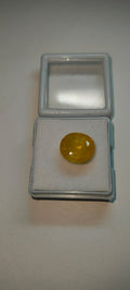 Natural Thai Yellow Sapphire (Pukhraj) 5.72 Ratti Certified Gemstone for Astrology & Jewelry