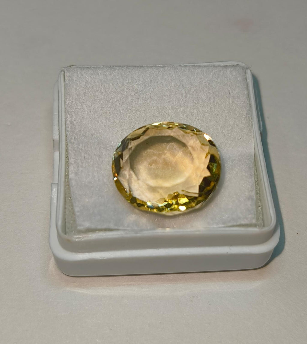 Natural Sunhela (Citrine) 10.76 Ratti – Premium Certified Gemstone
