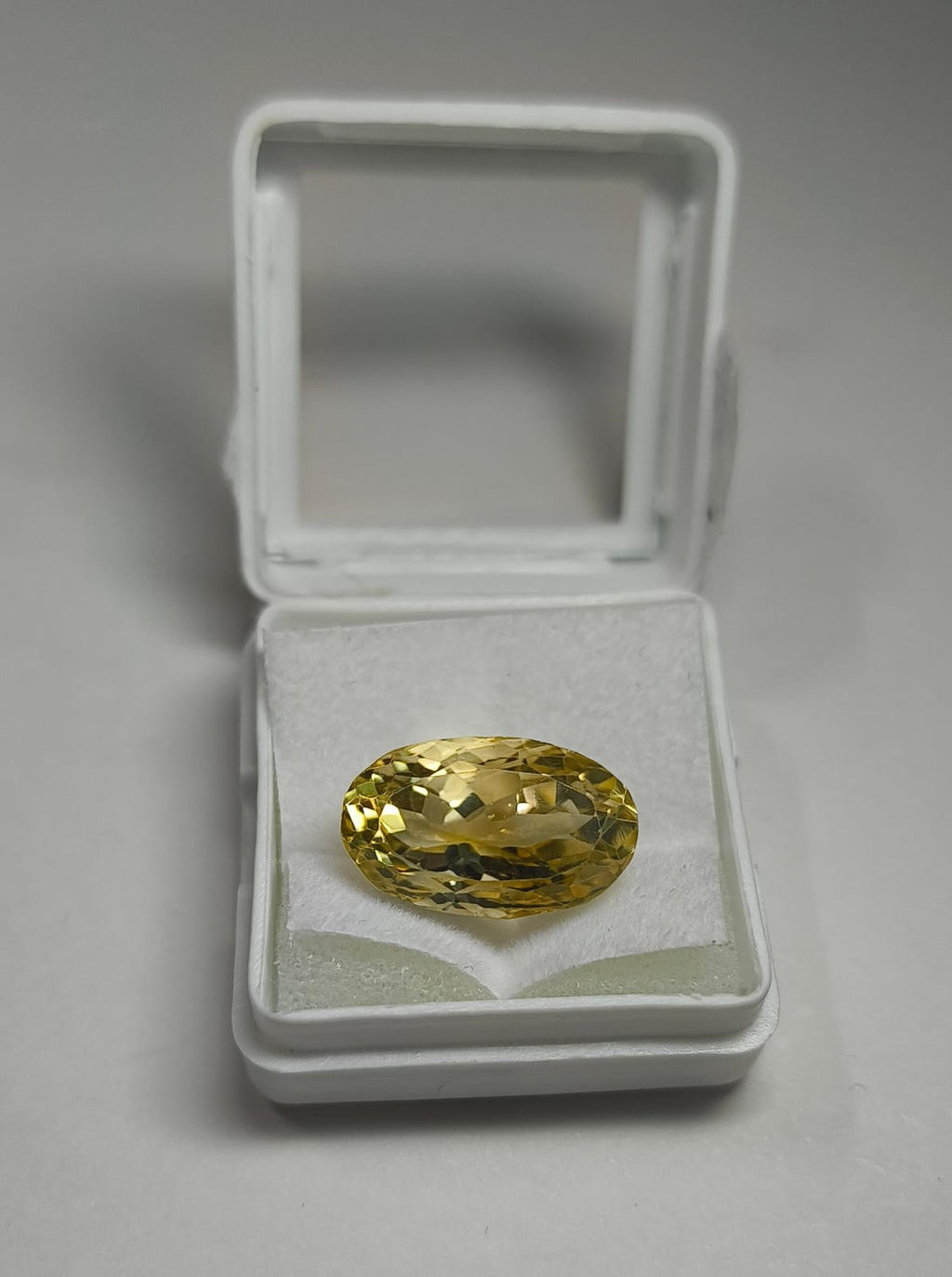 Natural Sunhela (Citrine) 10.88 Ratti | Original Certified Yellow Gemstone for Astrology