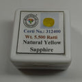 5.50 Ratti Yellow Sapphire | Natural & Certified