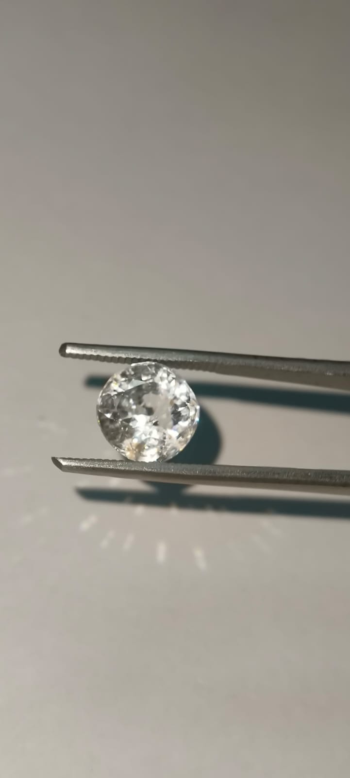 Natural White Zircon 6.21 Ratti (Approx. 5.59 Ct) Certified Gemstone | Brilliant White Shine | Premium Quality