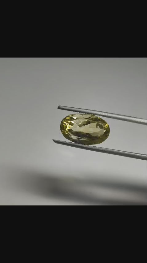 Natural Sunhela (Citrine) 10.88 Ratti | Original Certified Yellow Gemstone for Astrology