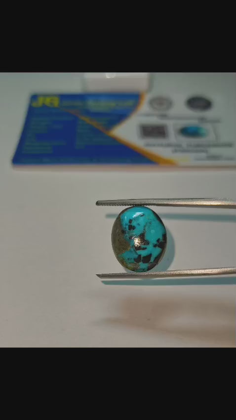 Natural Firoza (Turquoise) 9.87 Ratti | Original Certified Astrological Gemstone