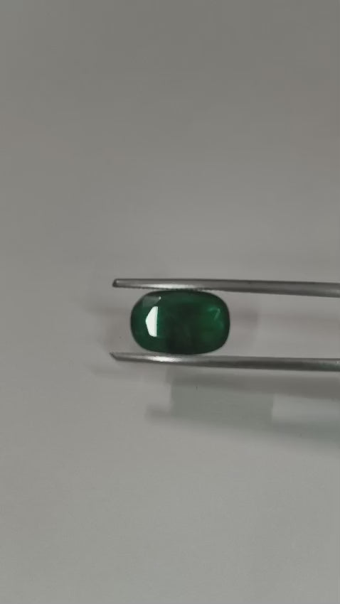 Natural Panna (Emerald) 5 CTS – Certified Natural Green Emerald Gemstone | Premium Quality Panna | Original Emerald for Ring & Pendant | Astrological Gemstone & Gifting