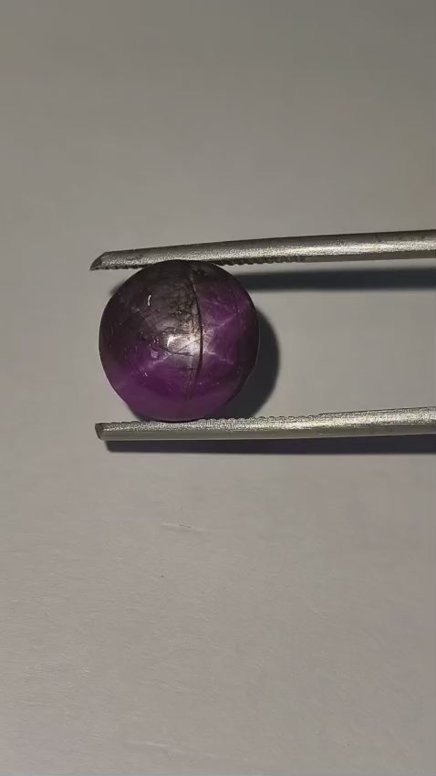 Natural Star Ruby Gemstone Approx. 8.33 Ratti | Genuine Ruby with Asterism Effect.