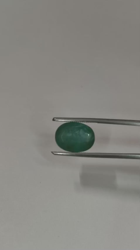 Natural Panna (Emerald) 5.90 Ratti (Approx. 5.37 Carat) | Certified Natural Green Emerald Gemstone | Original Panna for Ring & Pendant | Vedic Astrological Gemstone