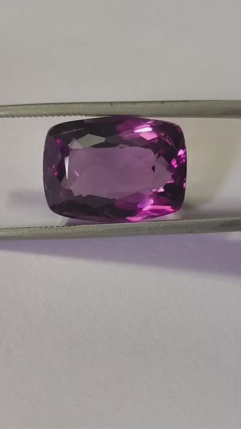 Natural Amethyst 12.46 Ratti Certified Gemstone | Premium Purple Jamunia Stone for Astrology & Jewelry