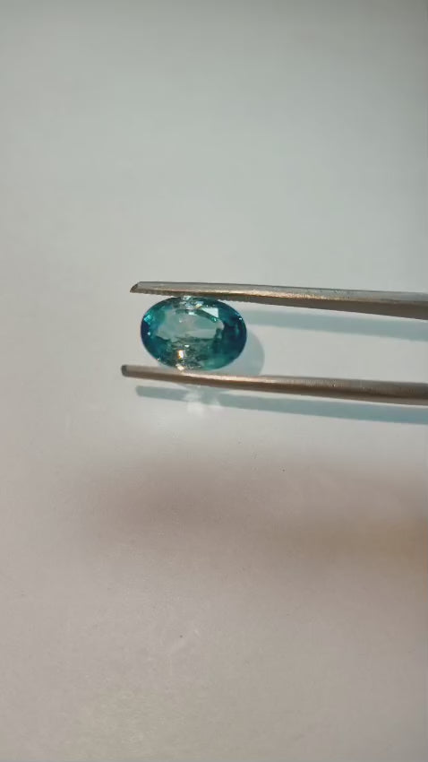 Natural Blue Zircon 6.43 Ratti (Approx. 5.79 Ct) Certified Gemstone | Brilliant Blue Color | Premium Quality