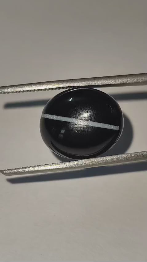 Natural Black Chalcedony (Sulemani Hakik) 11.00 Ratti Certified Gemstone | Original Hakik Stone